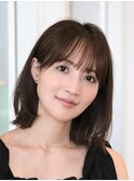 表参道レイヤーボブ髪質改善ニュアンスカラーアッシュグレー30代