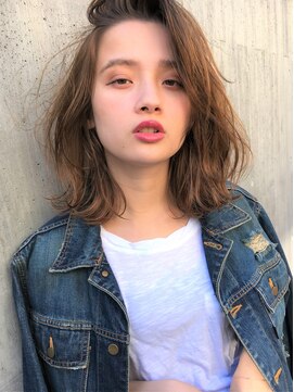 リマ(RIMA) 【RIMA】 外国人風☆クセ毛風なラフカール×こなれセミディ