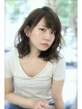 美容室 リーフ 瀬名店(LeaF) ニュアンスパーマで美くびれミディ☆