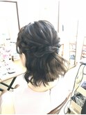 ボブ結婚式アレンジ【ブライダルヘアメイク　立川/立川南/袴】