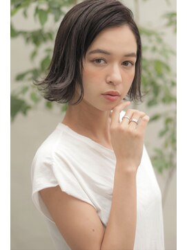 シャル 八王子(shalu) 愛され外はねボブ　イルミナカラー