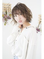 ハナブサ 田上店(HANABUSA) 【岡田芽紅美　HANABUSA】20代30代40代大人かわいいミニウェーブ
