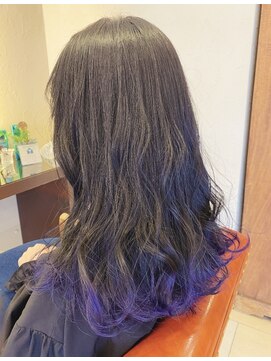 アリーナ 緑が丘店(arena) パープル裾カラー
