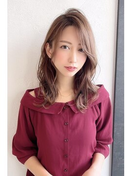 オーロ 池田店(ORO) 20代30代40代透明感大人かわいい色っぽふんわりミディ☆