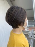 [OCEAN Hair&Life藤原純]白髪ぼかしハイライトxくびれショート☆