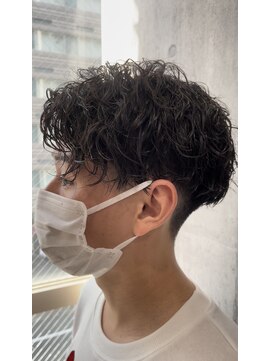 メンズアンダーバーホワイト 南海難波店(Men's _WHITE) ツイストスパイラルパーマ