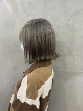 ロアヘアーコーディネート 京都駅前店(LoRE hair coordinate) LoRE☆切りっぱなしロブ×シークレットハイライト