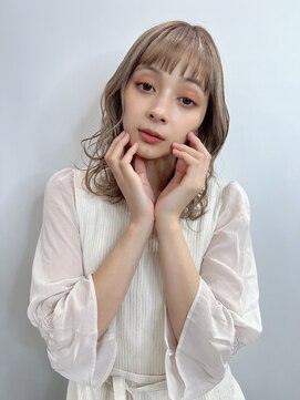 ディレクト 新宿(Direct) ミルクティーベージュ×ミディアムレイヤー☆