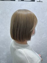 アース 新瑞橋店(HAIR&MAKE EARTH) ミルクティーボブ