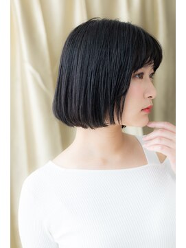 カバーヘア ブリス 北浦和(COVER HAIR bliss) 黒髪ヘルシースタイル切りっぱなしボブ313Y北浦和20代30代40代