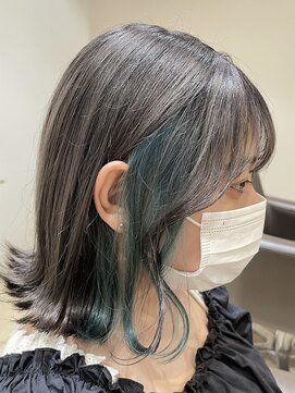 シエラ 心斎橋(CIERA.) CIERA.グレー×ターコイズ インナーデザイン