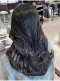【MAINESTYLE】暗髪グレージュカラー