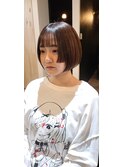 デザイン×ミニボブ