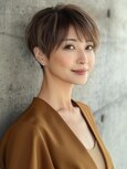 アプリコットオレンジハイライトカラーサーフカール夏くびれヘア