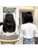 髪質改善◆バッサリカット◆縮毛矯正×ボブ