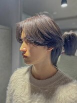 テクト バイアッシュ 吉祥寺店(Tect by Ash) センターパートウルフメンズブリーチダークグレージュ