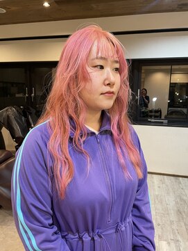 ユニコ(unico) ピンク/ブリーチ/ダブルカラー