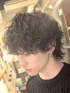 フィフスパーク(fifth PARK) 渋谷大人メンズサーフカール緩め波巻きスパイラルパーマ垢抜け