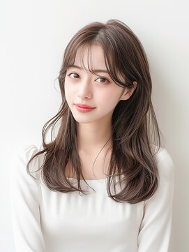 カフネ(Cafune’) 韓国風シースルー★マロンベージュ