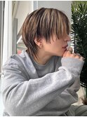 ウルフヘア/メンズメッシュ/ハッシュカット【梅田】【大阪】