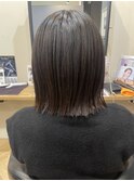 ダークモカ◎ぱつボブ［似合わせカット］