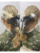 ヘアセット専門店 ナゴミ 渋谷店(nagomi)&nbsp;ローポニー編み下ろし