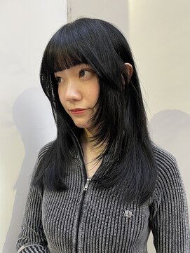 ノラギンザユー(NORA GINZA/U) 顔まわりレイヤーカット顔まわりカット前髪カットシャギー