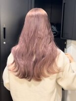 ナンバーウルス 名駅店(N° ulus)&nbsp;【number ulus】ピンクベージュ×ブリーチ