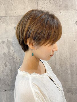 アムレヘアーエタ(amule hair eta) 【amule hair eta】ふんわりマッシュショートボブ/30代/40代