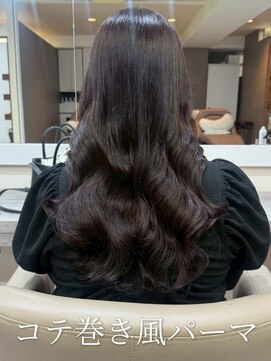アミー 銀座(Ammy) コテ巻き風パーマ／韓国風パーマ/デジタルパーマ/レイヤーカット