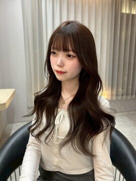 ボタン テンジン(VOTAN tenjin) 【木串楽人】韓国ヘア/レイヤーカット/レイヤーロング/前髪