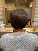 ショートボブ×レイヤー