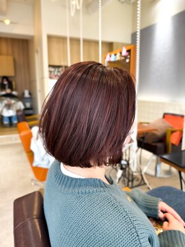 ボルドーカラー