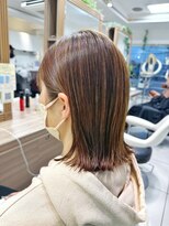 アッシュ 鶴ヶ峰1号店(Ash) ブリーチハイライトで叶える春先どりボブ♪