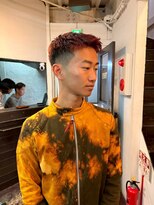 ビーバイエイトジェンツ(Bee by EIGHT GENTS)&nbsp;MEN’S HAIR/サーフカール/刈り上げセンターパート/心斎橋
