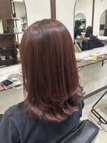 ルイ(ROUIS produced by LUCK 津田沼)&nbsp;チェリーレッド/ラベンダー/ボルドーブラウン/レイヤーカット