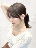 ＊20代30代40代◎小顔シースルーバング前髪顔まわりレイヤー