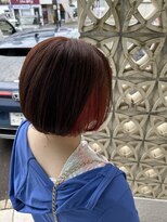 ワクヘアー(WaKu hair) オレンジブラウン×オレンジ