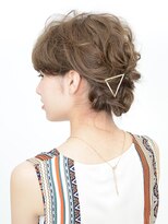 アース コアフュールボーテ 長野駅前店(EARTH coiffure beaute) ゆるふわシニョン【長野駅】