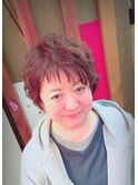 アシメバングショート
