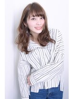 ソワリー 栄(THOiRY)&nbsp;THOiRY栄【ソワリー】つやつやグレージュセミロングby前田