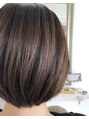ヘアースペース リアン(HAIR SPACE Rien)&nbsp;#大人カジュアルショート#モカベージュカラー