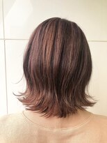 リヴィーダ(LIVIDA)&nbsp;バレイヤージュ　フェミニティーピンク　外ハネボブ