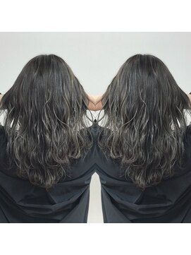 アオイ(AOI) グリーンジュカラー×ハイライト