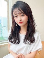 アフロート ディル(AFLOAT D'L)&nbsp;【AFLOAT 晃輔】20代30代大人可愛い シースルーバング 髪質改善