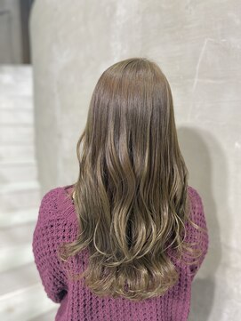 アイス(ice) 翁/オリーブグリーン/シアーグレージュ/オリーブベージュ/波巻き