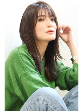 クラン(Chlan) ハイライト×オリーブカラー【摂津本山・芦屋】