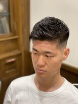 ヒロギンザバーバーショップ 神楽坂店(HIRO GINZA BARBER SHOP)&nbsp;フェード+アイロンパーマ