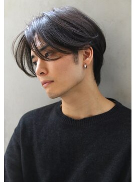 ブラン 広島本通(Blanc) 【Blanc】ニュアンスマッシュ 韓国マッシュ 黒髪マッシュ5691