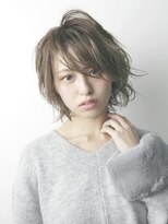 タヤ グランデュオ立川店(TAYA) 20代シースルーバングオリーブカラー外ハネミくびれミディ